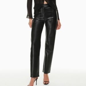 Aritzia Black Straight Leg Pants